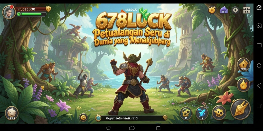 Tangkapan layar utama 678LUCK menampilkan aksi petualangan yang mendebarkan.
