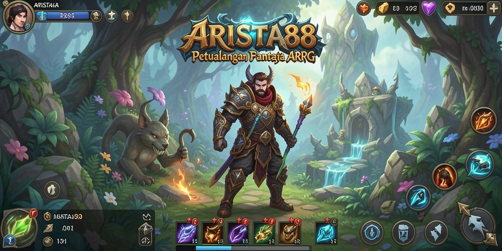 Tampilan menakjubkan gameplay ARISTA88 dengan pertempuran yang intens.