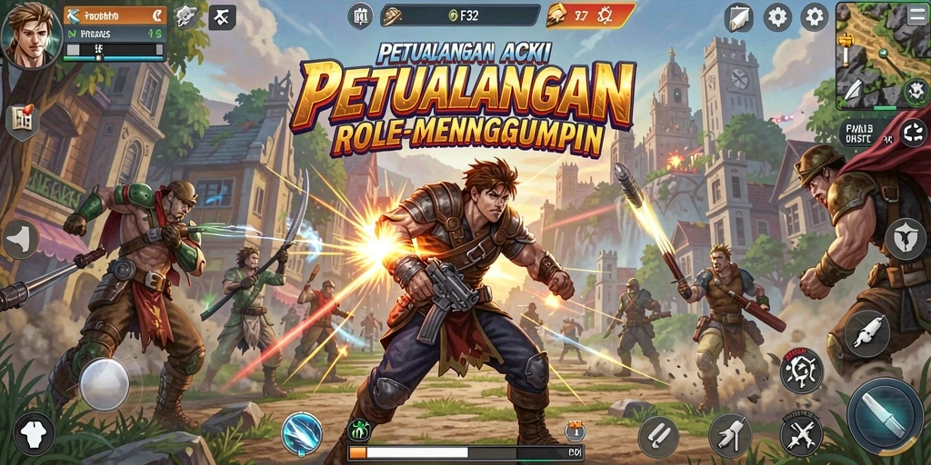 Gameplay seru dalam dunia ARPG yang penuh tantangan.