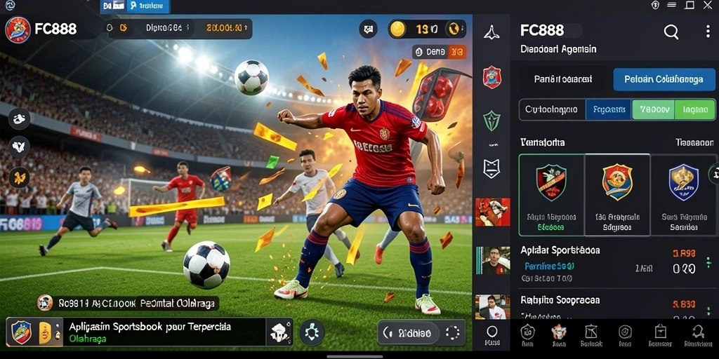 Tampilan gameplay FC888 yang interaktif dan menarik dalam taruhan olahraga.