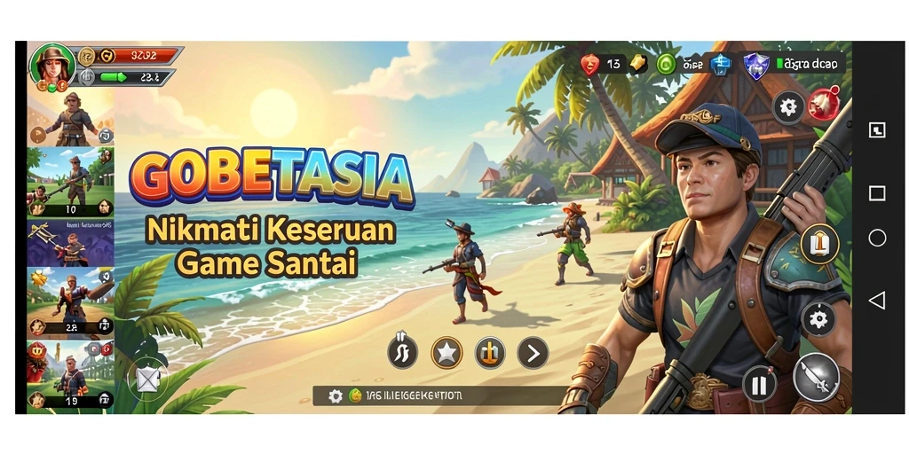 Gameplay seru dan menantang di GOBETASIA.