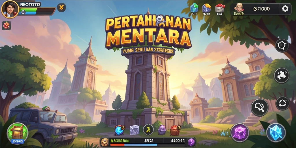 Gameplay menara pertahanan yang mendebarkan di NEOTOTO.