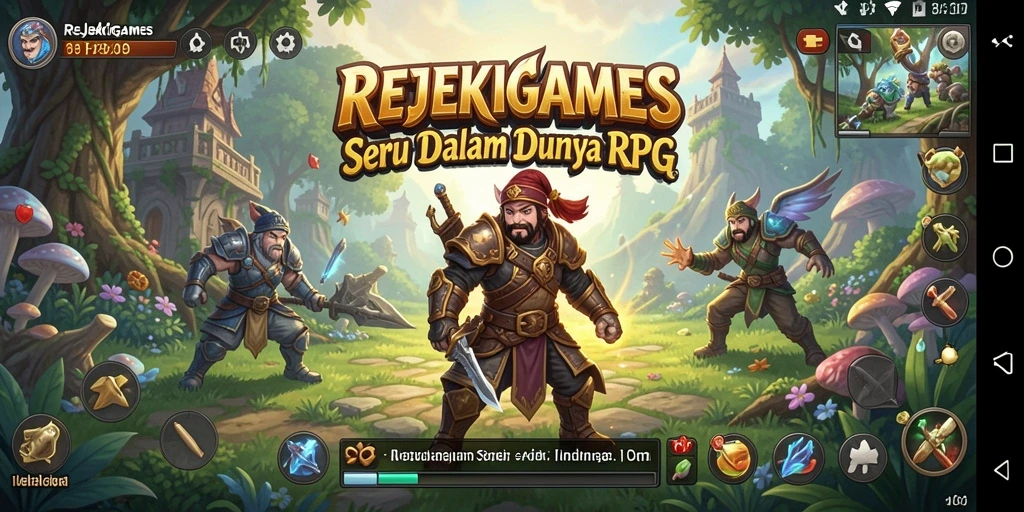 Tampilan gameplay dari REJEKIGAMES yang seru dan menantang.