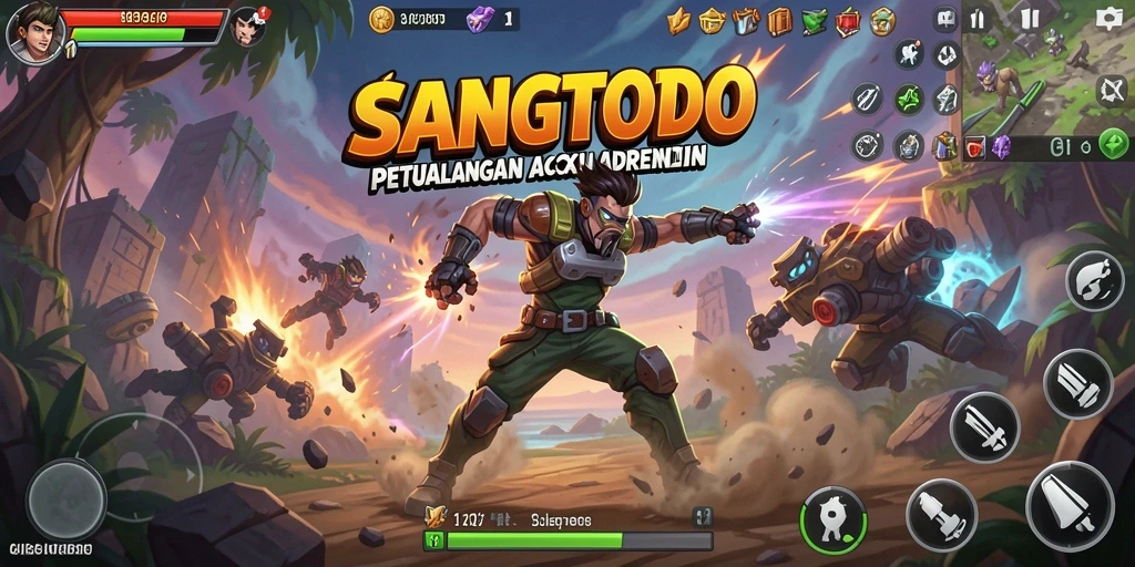 Tampilan gameplay SANGTOTO yang penuh aksi dan mendebarkan.
