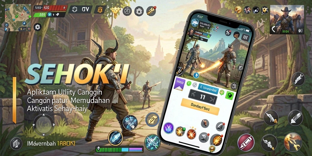 Tampilan antarmuka SEHOKI yang memudahkan penggunaan aplikasi Utility.