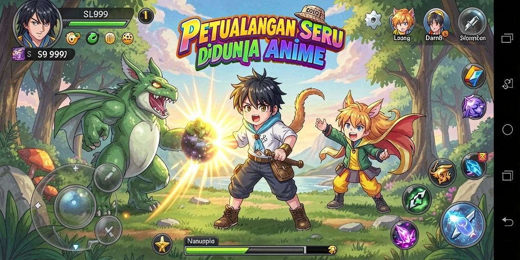 Gameplay seru dengan karakter anime yang menarik di SL999.