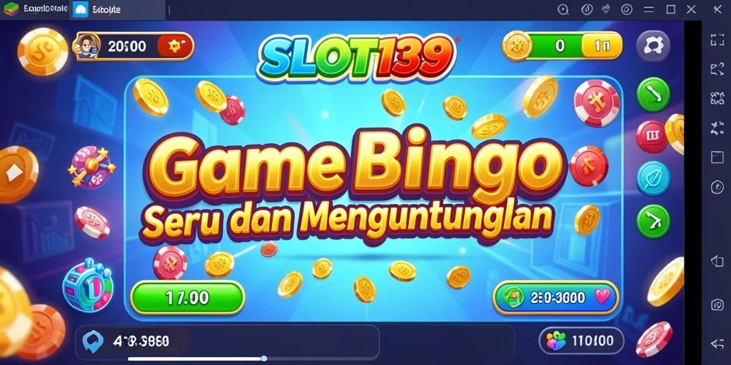 Tampilan gameplay SLOT138 yang seru dengan interaksi bingo.