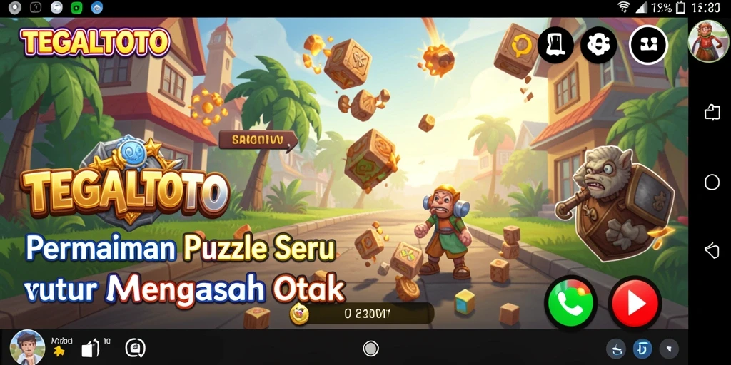Tampilan gameplay TEGALTOTO yang menantang dan menarik.