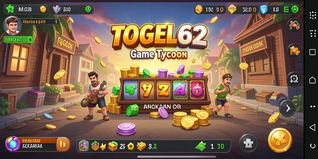 Tangkapan layar TOGEL62 menampilkan gameplay Tycoon yang seru dan menarik.