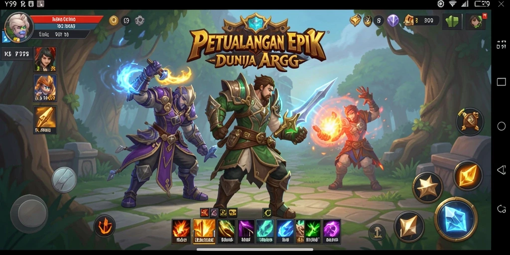 Gameplay <strong>Y89</strong> yang mendebarkan dengan pertarungan dan eksplorasi.