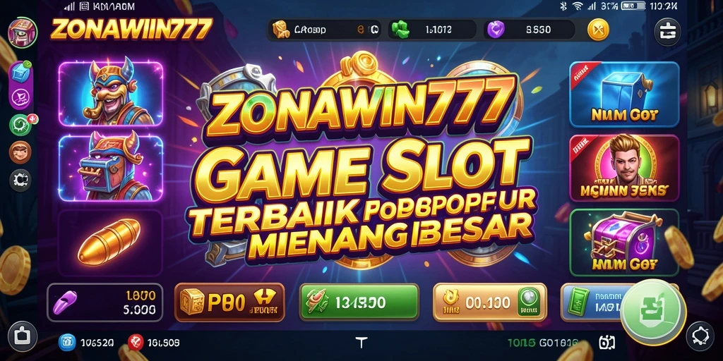 Tampilan gameplay menarik dari ZONAWIN777 saat memutar mesin slot.
